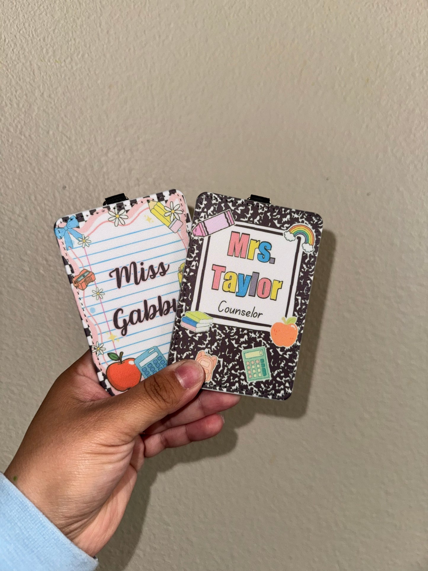 Teacher Badge Holders
