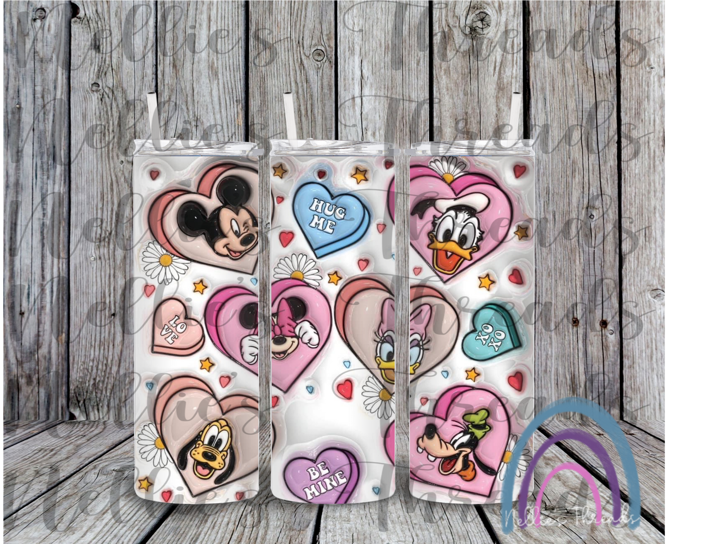 Puff hearts
