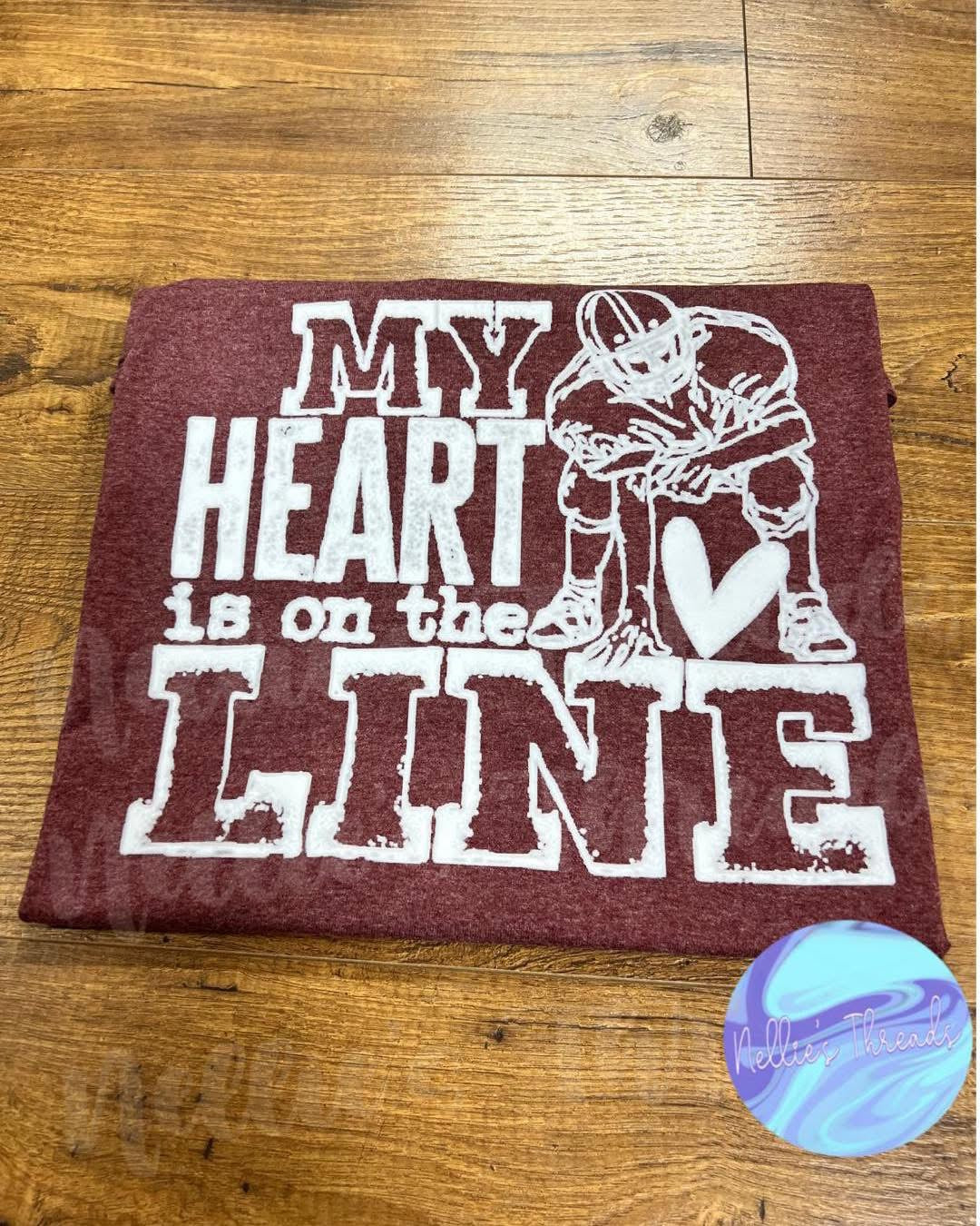 MY HEART IS ON THE LINE- FOOTBALL
