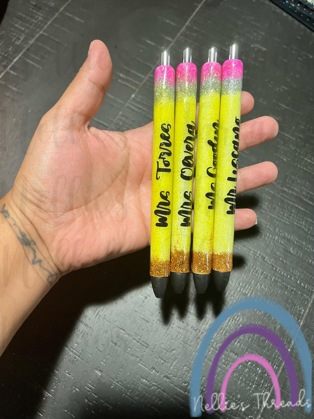 teacher glitter Pen