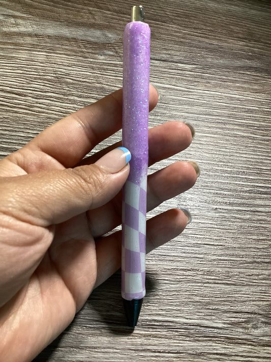 Purple Checkered