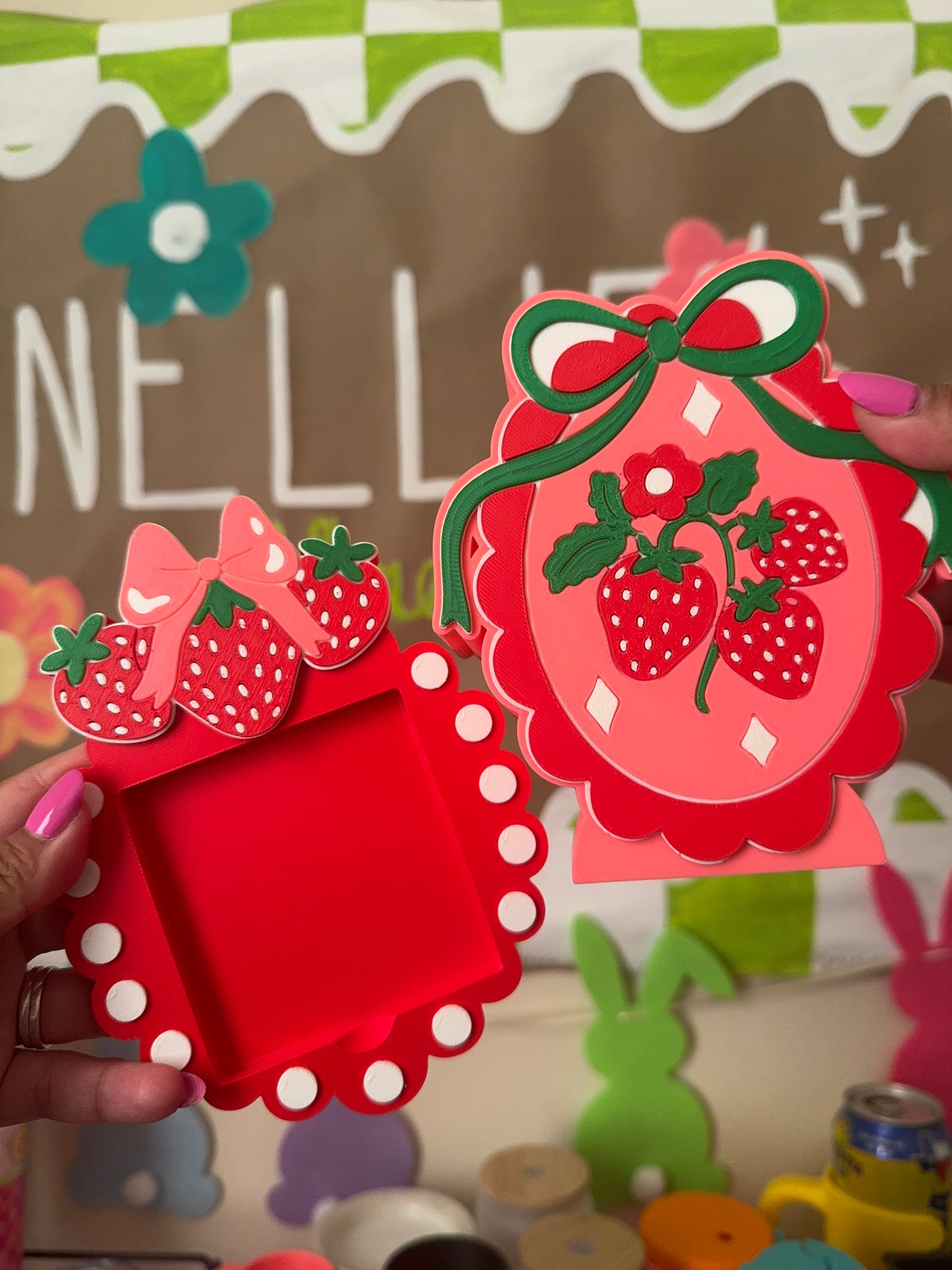 Strawberry Pen Holder/ Sticky Note holder