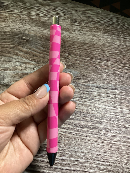 Pink checkered