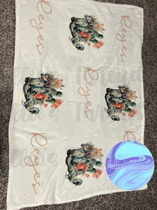 Custom baby blankets