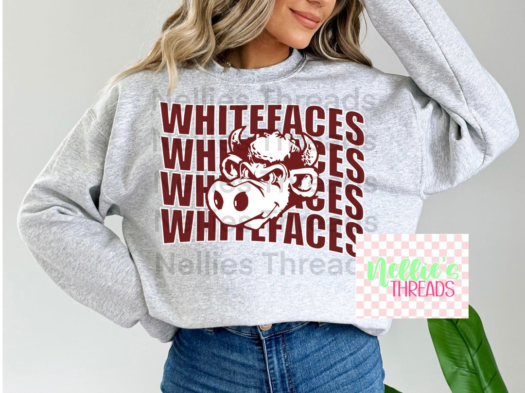 HEREFORD WHITEFACES - WAVY