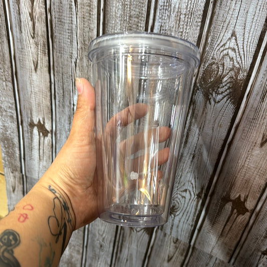 16oz plastic snow globe