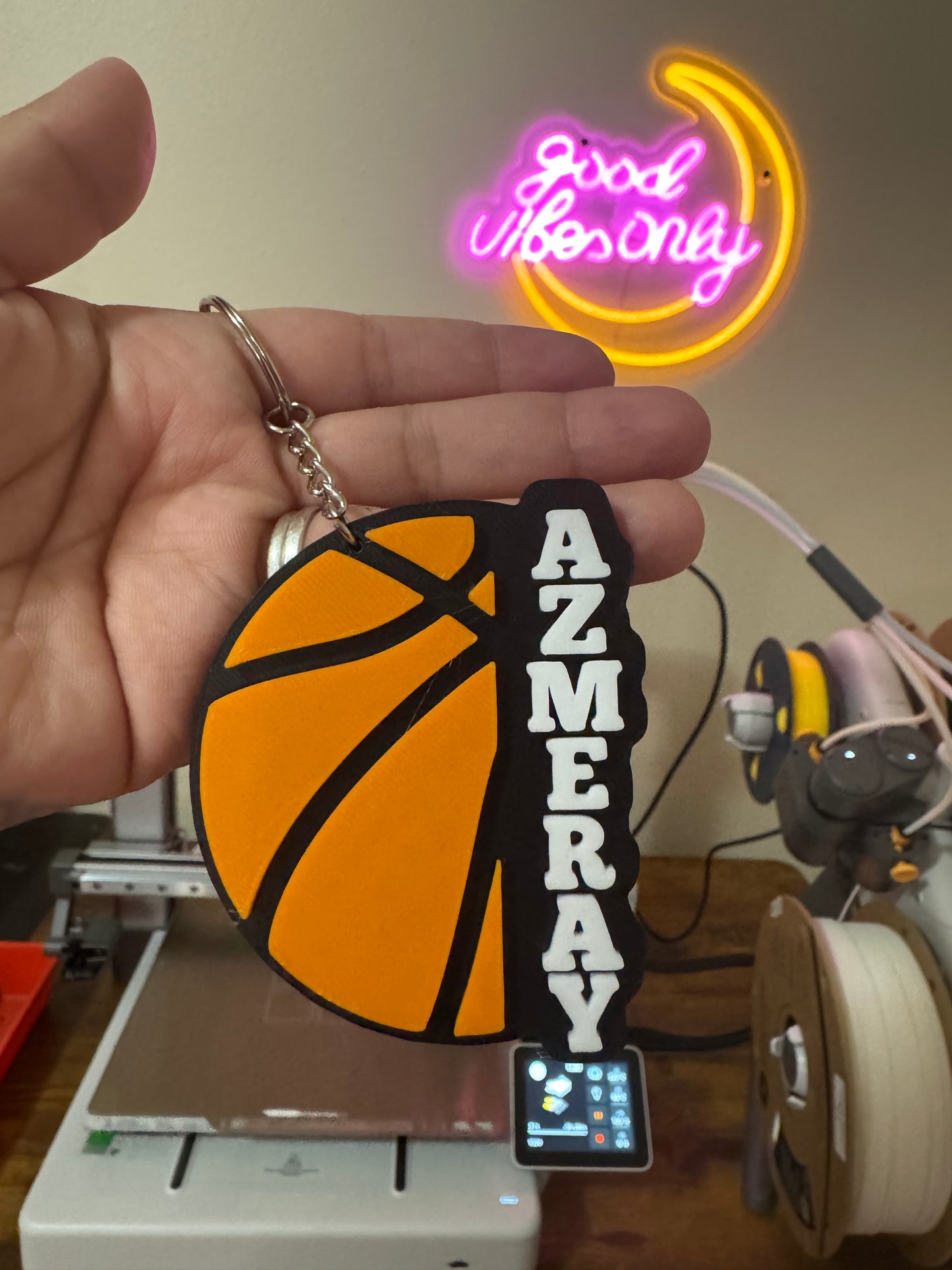 Basketball Keychain
