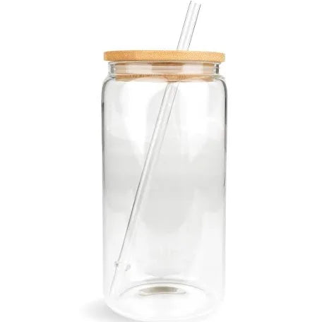 Clear glass 16oz glass