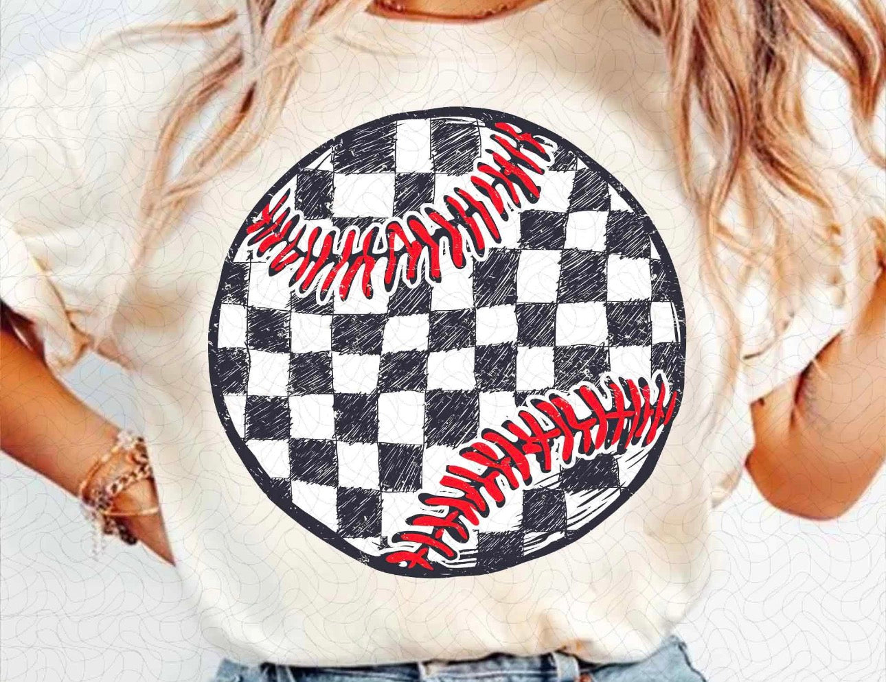 Distressed baseball