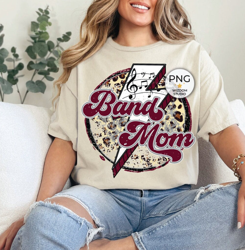 BAND MOM LEOPARD