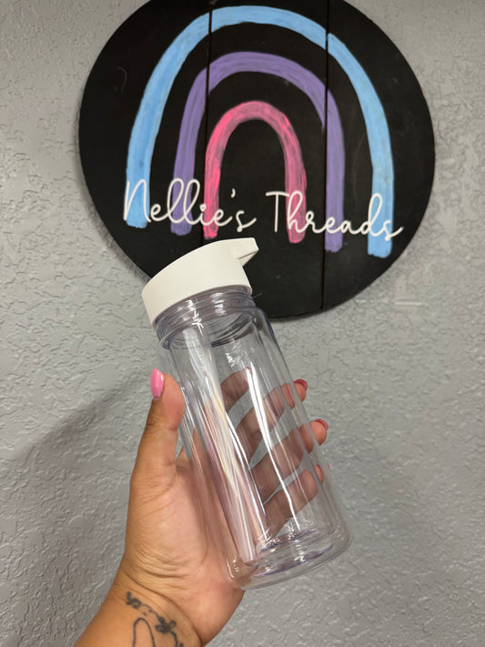 Water bottle snow globes 10oz