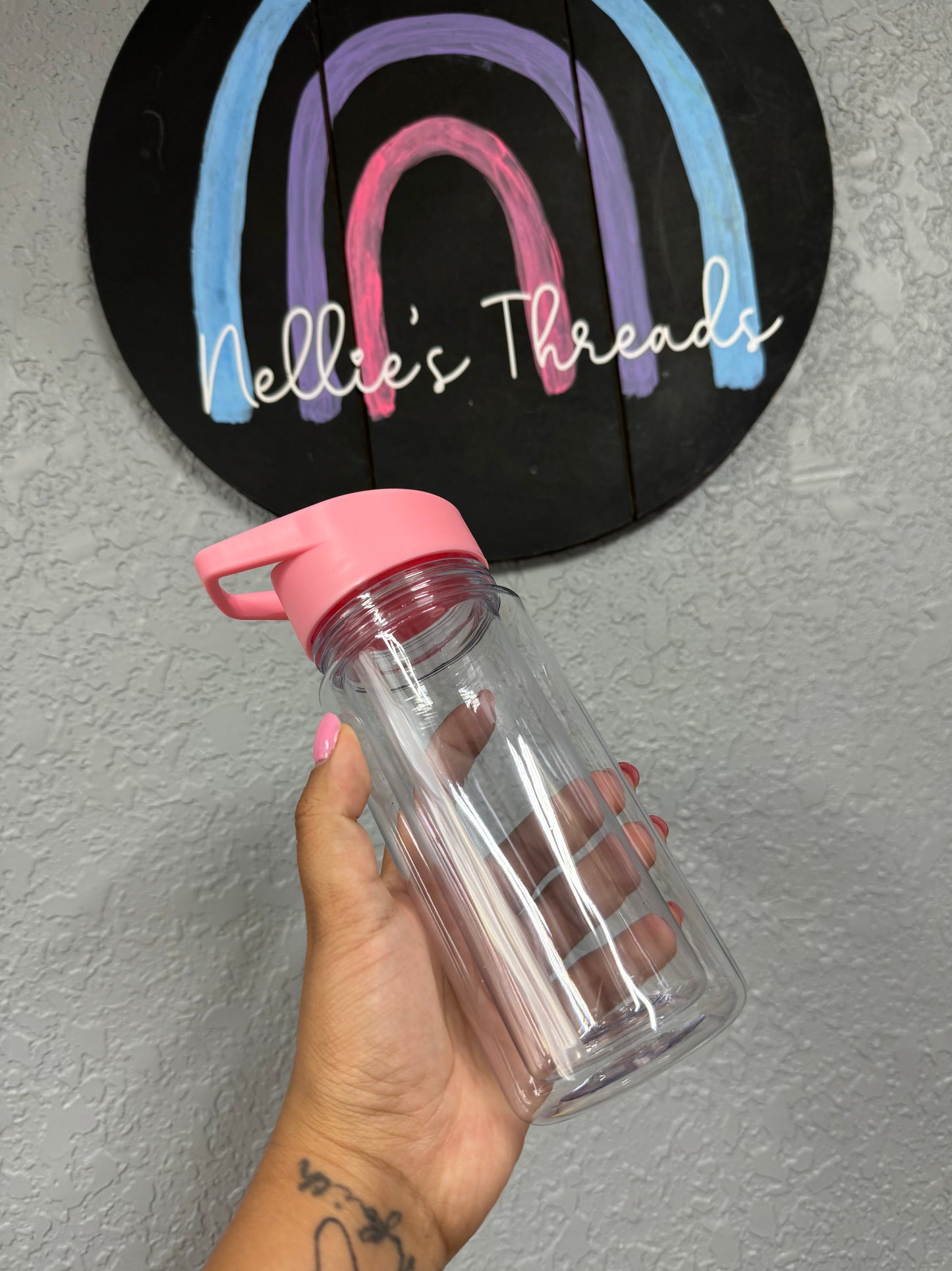 Water bottle snow globes 10oz