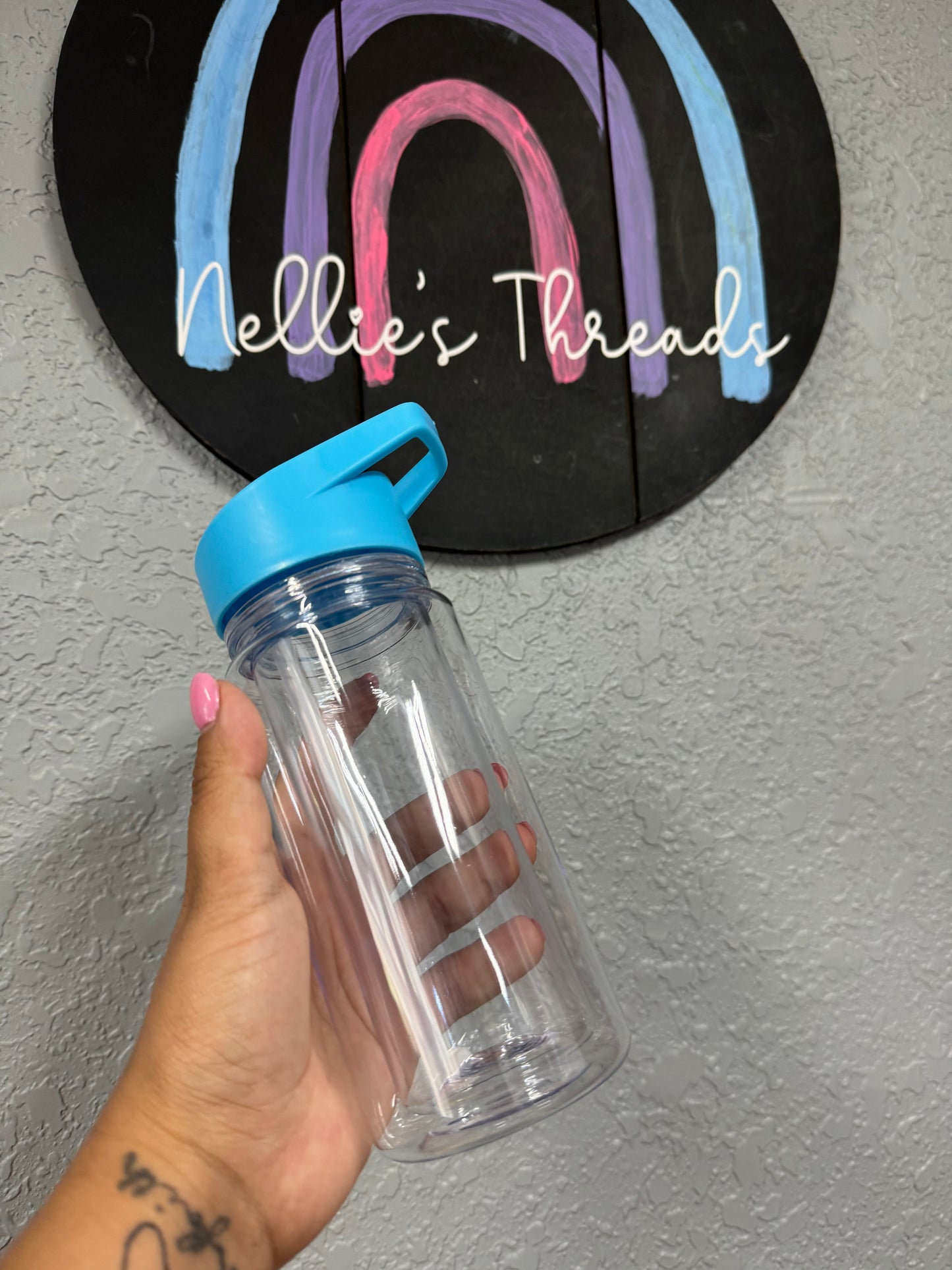 Water bottle snow globes 10oz