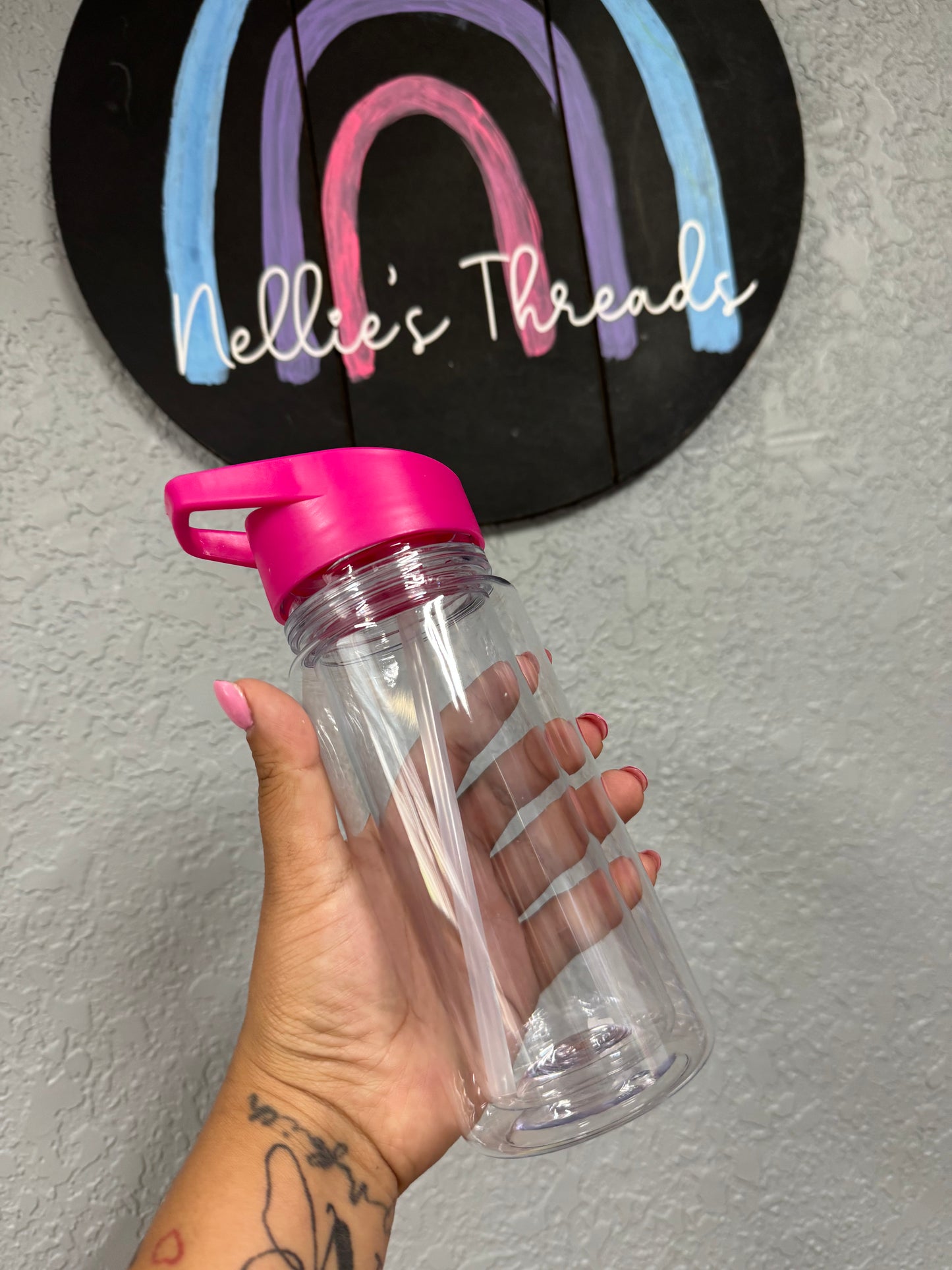 Water bottle snow globes 10oz