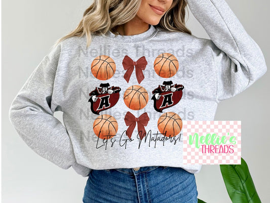 BOWS AND BASKETBALLS- MATADORS