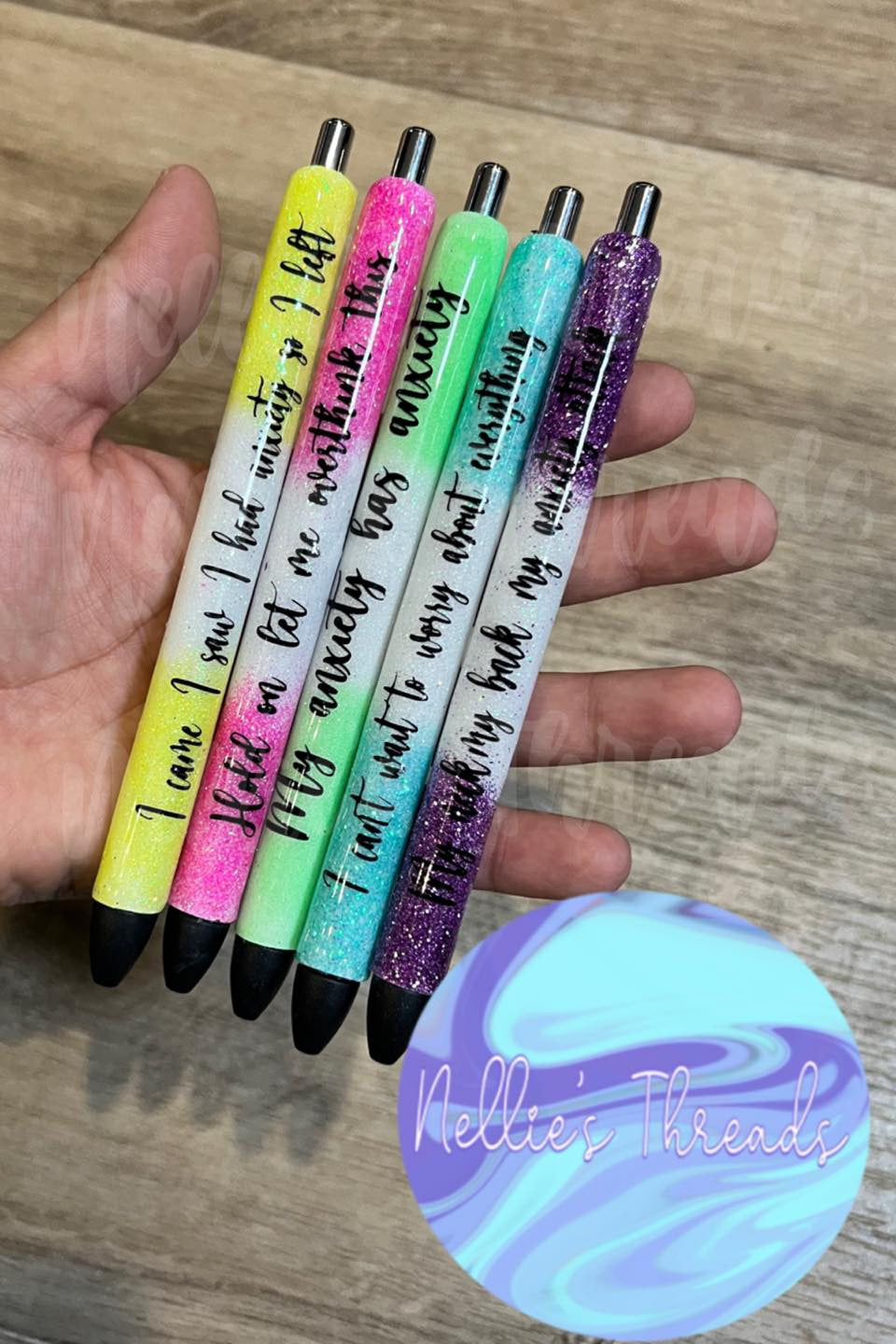 GLITTER PEN SET- ANIXETY