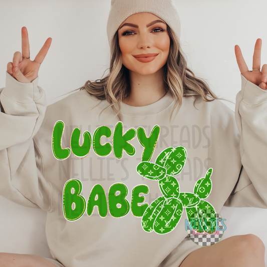 Boujee LUCKY babe -PNG