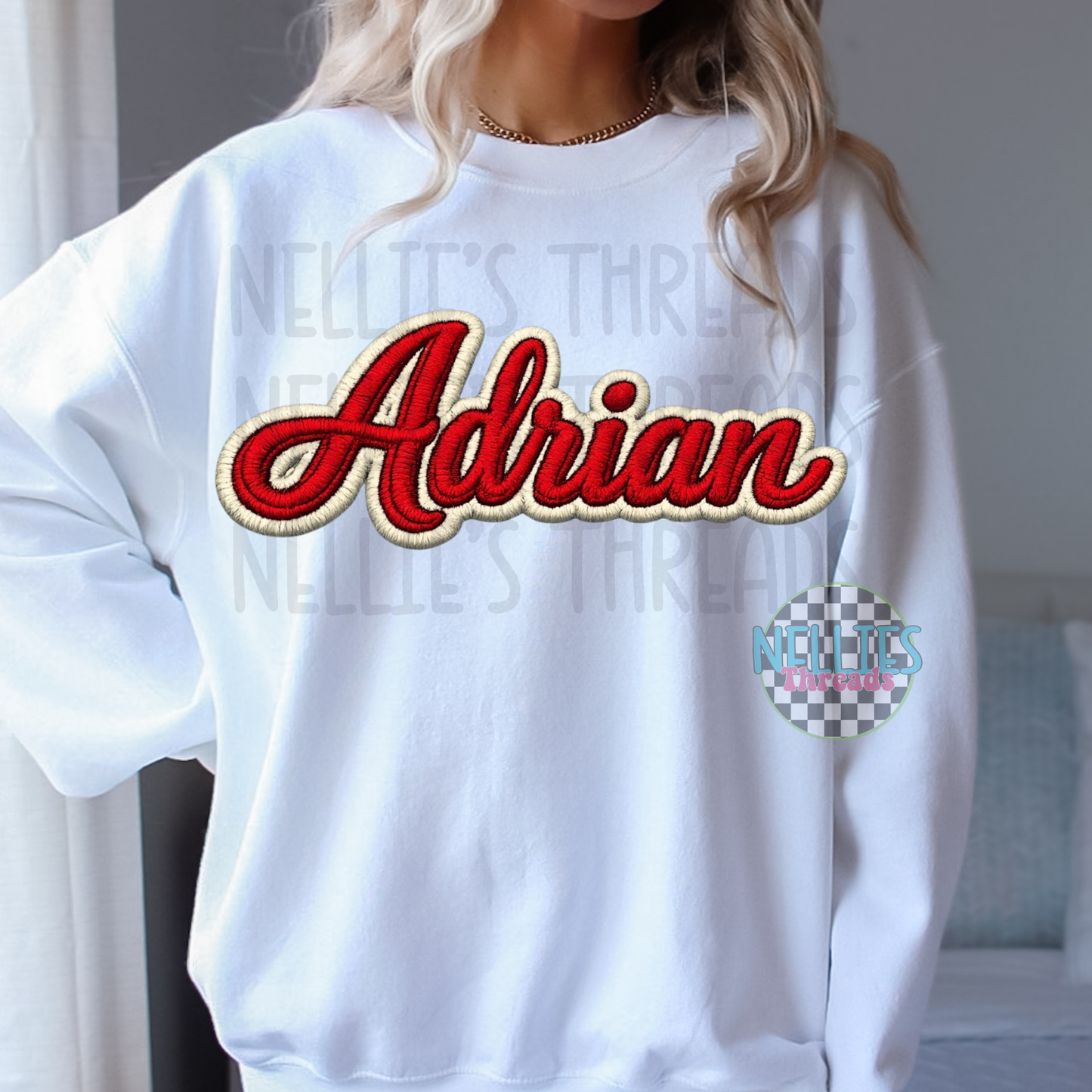 Faux Embroidery Adrian