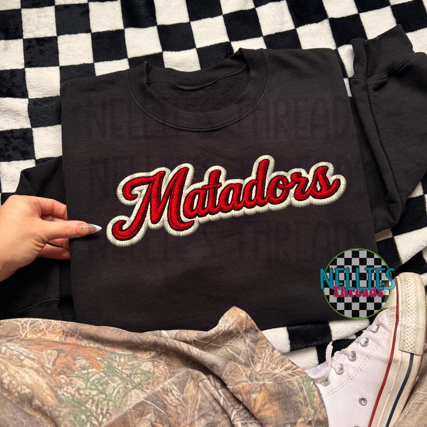 Faux Embroidery Matadors
