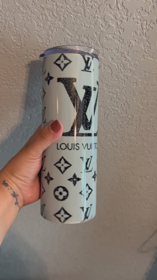 LV GREY AND BLACK GLITTER